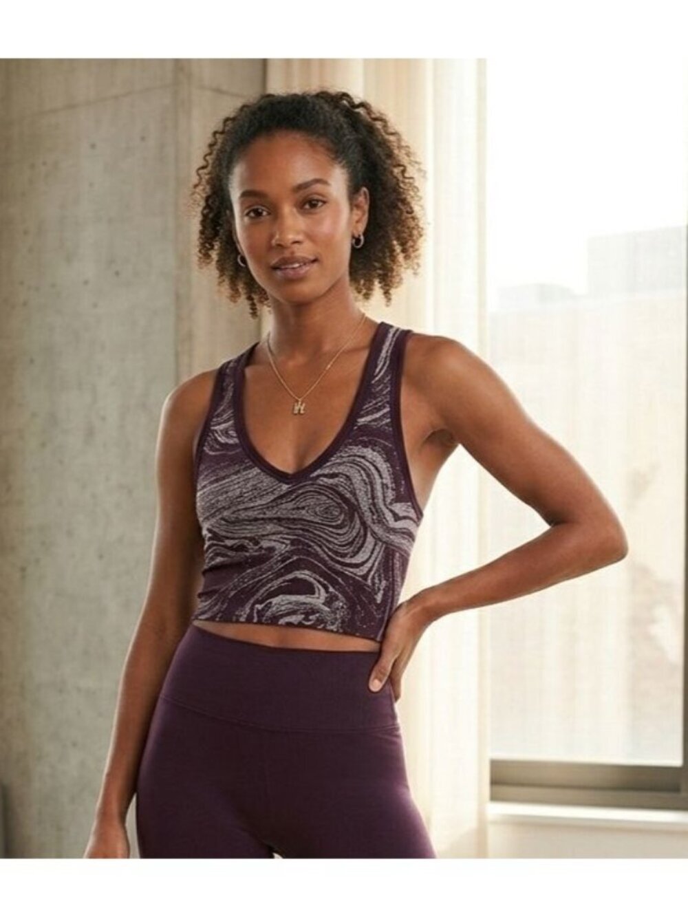 Women's - Athleta Aurora Seamless Shine Crop Tank, Size XXS